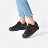 Paul Green Side Panel Laced Trainer - Black Patent